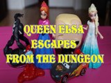 QUEEN ELSA ESCAPES FROM THE DUNGEON SPIDERMAN PAPA SMURF ANNA BOSS BABY LIGHTENING MCQUEEN Toys Kids Video FROZEN DISNEY