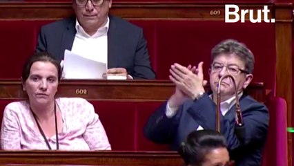 Quand Jean-Luc Mélenchon applaudit une députée "En marche"