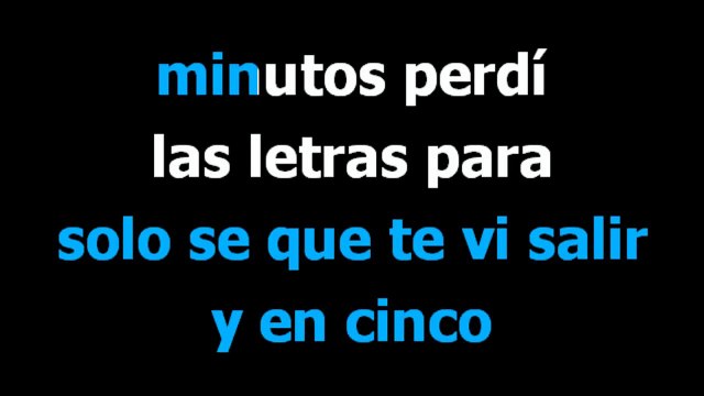 Vasos vacios - Los fabulosos cadillacs - Karaoke - Letra