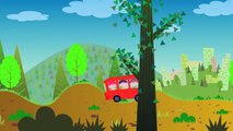 Niños para el desarrollo de los niños de dibujos animados canción sobre azul tractor planeta cosmos cáncer estrella