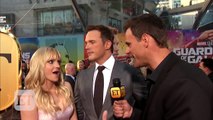 EXCLUSIVE: Anna Faris Says Shes In Awe of Husband Chris Pratt at Guardians 2 Premiere