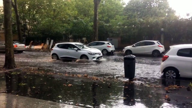 Un déluge rue Baraban à Lyon 3e
