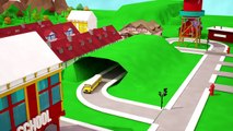 Autobus dessin animé pour enfants monstre route sécurité école un camion vidéo jaune Appmink ft