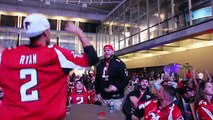 ATLANTA FALCONS FANS REACT DURING SUPER BOWL LI IN DOWNTOWN ATLANTA (THE THRILL AND THE AG