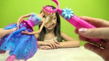 Барби Принцессы Диснея Куклы ТВ Распаковка видео с игрушками для девочек