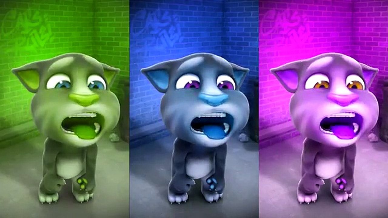 Gato gato gato colores compilación hablando Tom hd reion