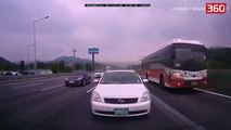 Aksident i papare, kamioni i dale jashte kontrollit merr perpara cdo makine ne autostrade (360video)