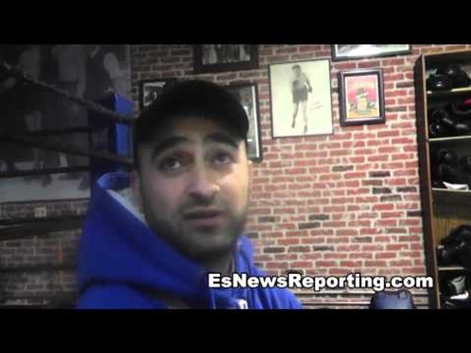 trainer Billy Hussein talks billy dib vs mexican russian - EsNews Boxing