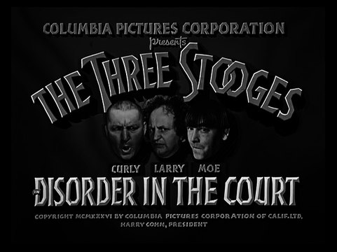 The Three Stooges S03E04 Disorder İn The Court