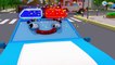 Police Car with Racing Cars Cartoon for children & kids 3D Animation - Cars & Truck Stories
