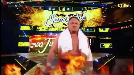 Brock Lesnar vs Samoa Joe [09JUL17] español
