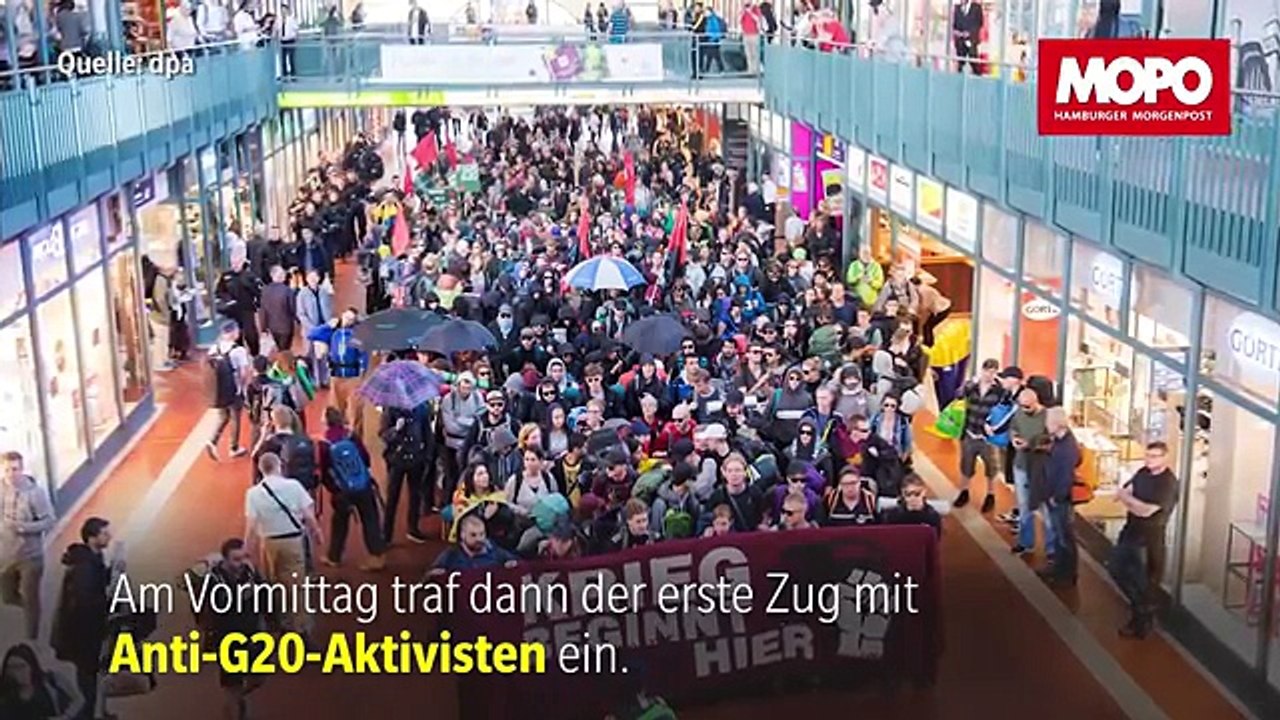 Die spektakulärsten Bilder- Das war der G20-Gipfel in Hamburg