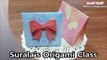 SAC coeur coeurs origami origami emballage sac cadeau