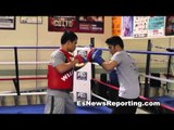 Malik Scott on sparring brian viloria shane mosley EsNews Boxing