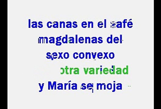 Mecano - Cruz de navajas (Karaoke)