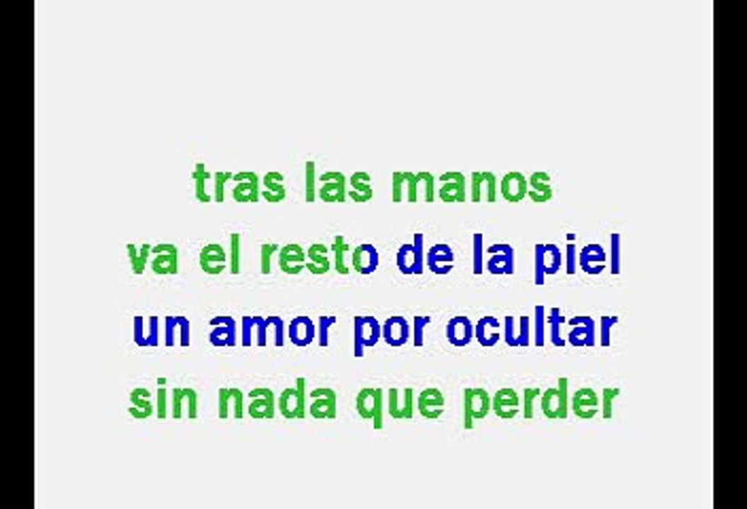 Mecano - Mujer contra mujer (Karaoke) - copia