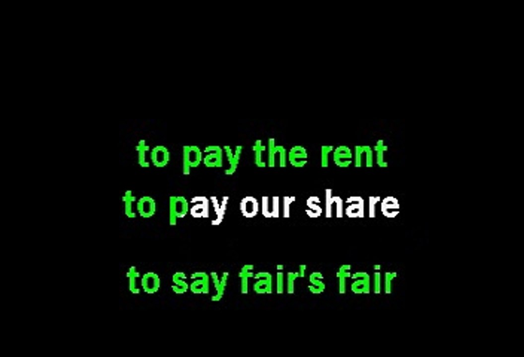 Midnight Oil - Beds are burning (Karaoke)