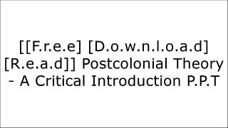 [ed3lQ.[F.R.E.E D.O.W.N.L.O.A.D]] Postcolonial Theory - A Critical Introduction by Leela GandhiEdward W. SaidFrantz FanonR. W. Connell K.I.N.D.L.E