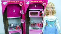 Mi congelado cocina n / A paraca el princesa su Elsa hija cocina muñecas barbie disney elsa barbie