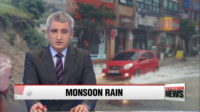 Korea on alert over heavy rainfall in central regions