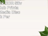 Smartbuy 400disc 700mb80min 52x CDR Silver Inkjet Hub Printable Blank Media Disc