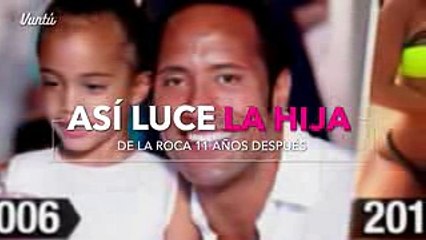 Así luce la hija de La Roca 11 años después. Por eso es el suegro más cotizado.