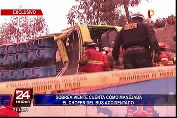 Tragedia en Cerro San Cristóbal: sobreviviente reveló qué hizo el chofer para despistar el bus