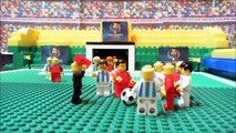 Semi Final Copa America 2016 - USA vs ARGENTINA 0-4 Lego Football Goals Highlights ( Cente