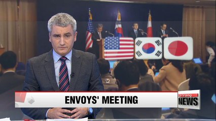 Top nuclear envoys from South Korea, U.S., Japan to discuss North Korean threats