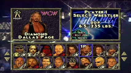 WCW/NWO Thunder Intro & Wrestler Pick me Rants (PS1)