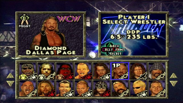 WCW/NWO Thunder Intro & Wrestler Pick me Rants (PS1)