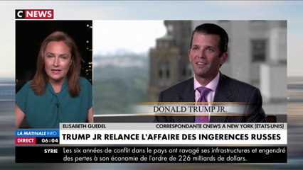 Donald Trump Junior mis en cause dans l'affaire de l'ingérence russe