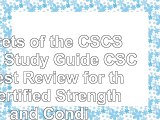 Read  Secrets of the CSCS Exam Study Guide CSCS Test Review for the Certified Strength and c166839c