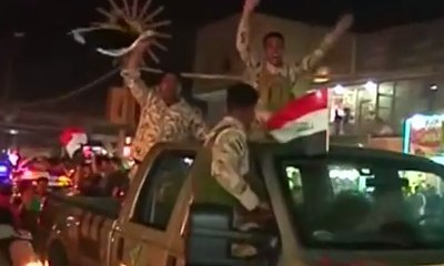 Warga Irak Rayakan Kemenangan Atas ISIS