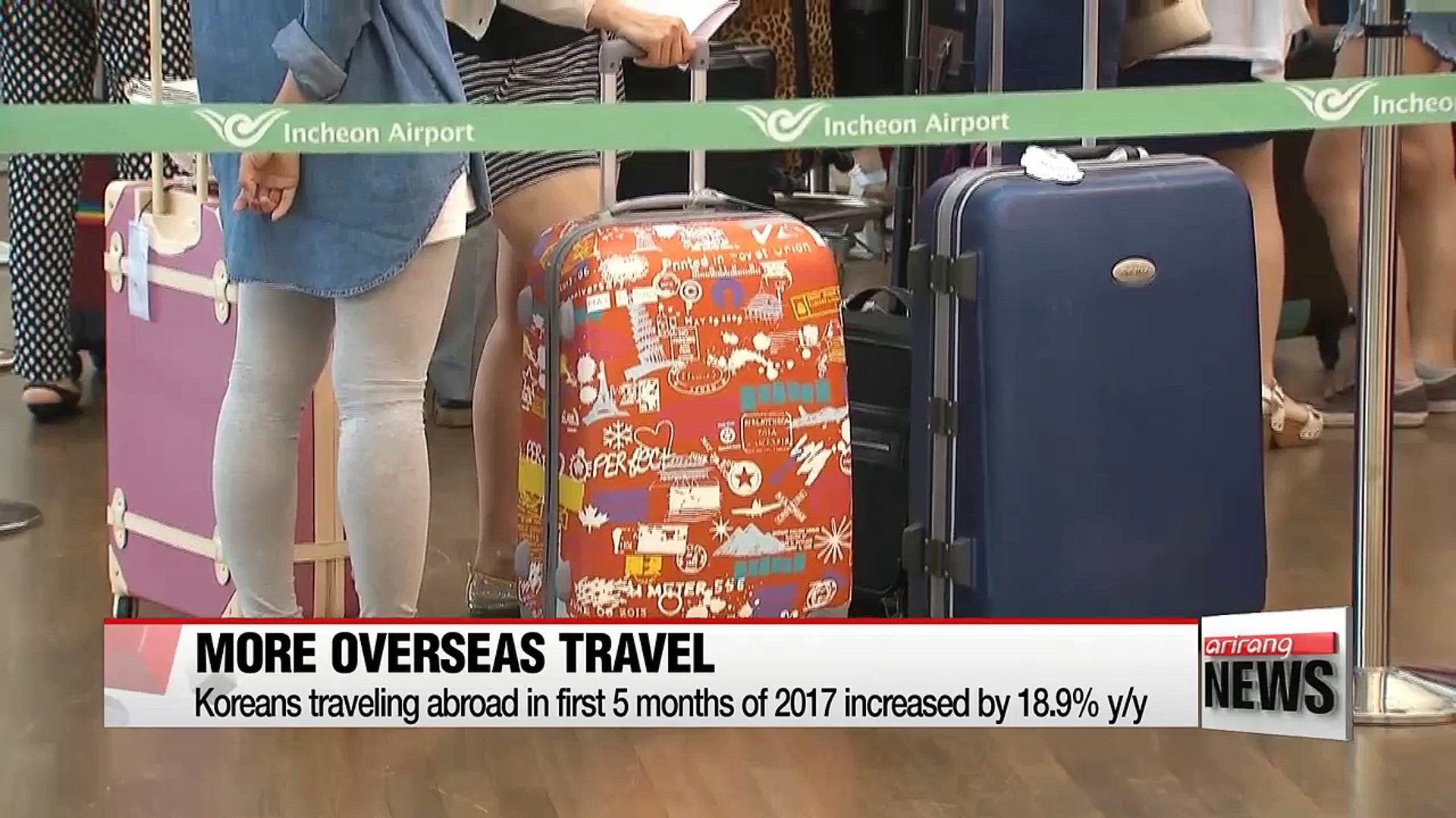 ⁣More Koreans traveling abroad, but spending remains static