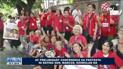SC preliminary conference sa protesta ni dating Sen. Marcos, sisimulan na
