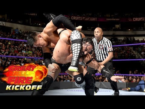 Akira Tozawa vs. Neville - Cruiserweight Championship Match: WWE Great Balls of Fire Kickoff 2017