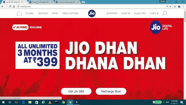 jio dhan dhana dhan is back(as jio monsoon offer)