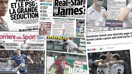 Manchester United tacle déjà Alexandre Lacazette, le Bayern Munich ne lâche pas James Rodriguez