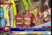 Así informaron los medios chilenos sobre el accidente en Cerro San Cristóbal
