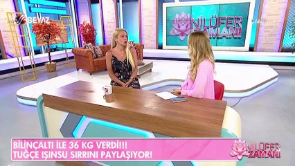 Tuğçe Işınsu diyet yapmadan bilinçaltı ile 36 kilo zayıfladı