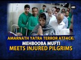 Amarnath Yatra terror attack: Mehbooba Mufti meets injured pilgrims