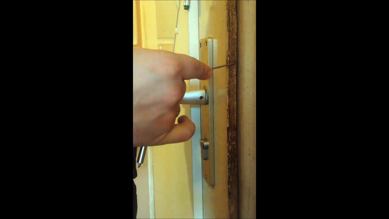 Umgekehrte Türfalle was nun