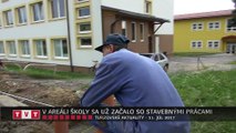 V AREÁLI ŠKOLY SA UŽ ZAČALO SO STAVEBNÝMI PRÁCAMI