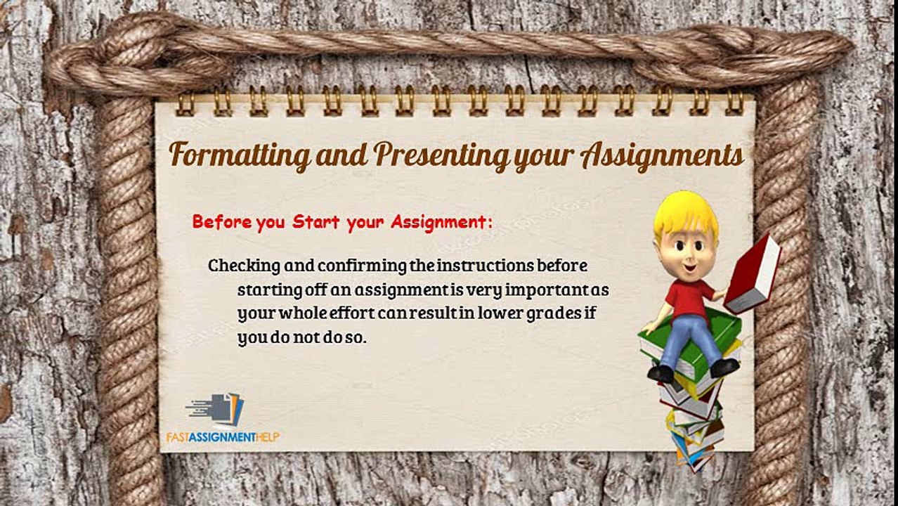 How to Make Your Assignment - Soft Copy Guidelines