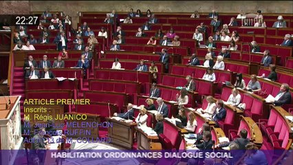 Réforme du travail : Mélenchon dénonce une "inversion de la hiérarchie des normes"