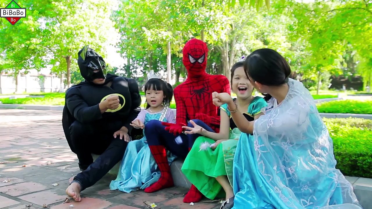 Y Ana globos que sopla congelado hiedra bromista magia pernicioso veneno hombre araña elsa