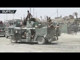 Download Video: No more ISIS flags in Mosul: Iraqi soldiers remove terrorists’ banners