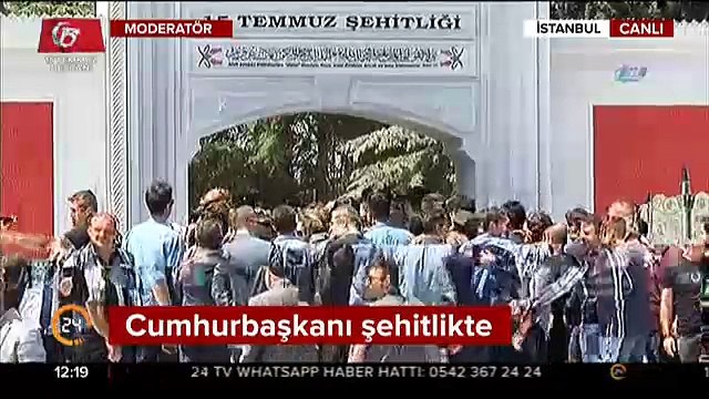 Cumhurbaşkanı Erdoğan 15 Temmuz şehitliğini ziyaret ediyor