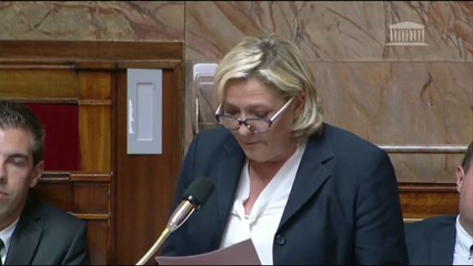 Intervention de Marine Le Pen à l'Assemblée Nationale (11/07/18)
